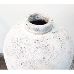 Wazon Dzban Oliwny XL betonowy Bielony 85cm